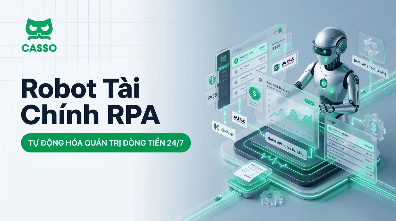 Robot Tài Chính (RPA) Là Gì? Ứng Dụng Tự Động Hóa Đối Soát Kế Toán