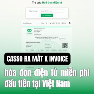 Casso ra mắt x invoice